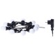 LED garland with 10 bulbs, warm white 3000K, 5W IP44, EMOS