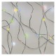 LED girlianda NANO, 3Vac (2xAA), 1.9m, 20 x LED, įvairių spalvų LED, su laikmačiu, EMOS