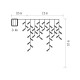 LED garland/curtain powered by batteries, 3 x AA, 2.3x0.7m, 120 x LED, warm white, EMOS