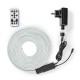 Smart LED strip set, IR remote and Wi-Fi controllable,  24V, 32W, 5m, 192lm/m, RGB, waterproof IP65, Nedis Smart Life