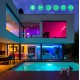 LED juostos komplektas su Bluetooth valdikliu ir maitinimo šaltiniu, RGB, 5m, 24W, TUYA / Smart Life, NOUS