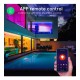 LED juostos komplektas su Wi-Fi valdikliu ir maitinimo šaltiniu, RGB, 10m, 36W, TUYA / Smart Life, NOUS