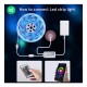 LED juostos komplektas su Wi-Fi valdikliu ir maitinimo šaltiniu, RGB, 5m, 24W, TUYA / Smart Life, NOUS