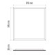 LED šviesos panelė LEXXO 34W, 60x60cm, 4200lm, neutraliai balta 4000K, EMOS