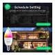 Lemputė LED E14, 230V, 4.5W, 380lm, 2700K - 6500K, RGB, išmanioji Wi-Fi, valdoma programėle, TUYA / Smart Life, P4, NOUS