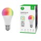 LED bulb E27, 230V, 10W, 806lm, 2700K - 6500K, CCT, RGB, smart Wi-Fi, app controlled, TUYA, WOOX