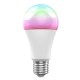 LED bulb E27, 230V, 10W, 806lm, 2700K - 6500K, CCT, RGB, smart Zigbee, app controllable, TUYA, WOOX