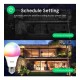 Lemputė LED E27, 230V, 9W, 810lm, 2700K - 6500K, RGB, išmanioji Wi-Fi, valdoma programėle, TUYA / Smart Life, P3 (2vnt, kompl.), NOUS