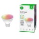 Lemputė LED GU10, 230V, 5.5W, 400lm, 2700K - 6500K, CCT, RGB, išmanioji Wi-Fi, valdoma programėle, TUYA, WOOX