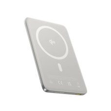 LiPo external battery (PowerBank) 10000mAh 27W with wireless QI2 magnetic holder Magsafe Titanium Ultra-slim PicoGo AM41BASEUS