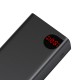 LiPo išorinis akumuliatorius (PowerBank) 40000mAh 22.5W USB + USB-C Adaman juodas BASEUS
