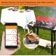 Smart food thermometer with four probes, up to 300°C, Bluetooth TUYA / Smart Life