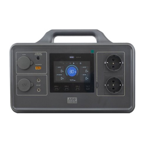 Mean Well Kilnojama energijos stotelė 500W 512Wh LiFePO4 Mean Well Kilnojama energijos stotelė 500W 512Wh LiFePO4