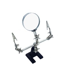 ProsKit soldering board holder with magnifier 3× magnification 60mm