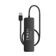 USB-A 4-port hub (USB 3.0) 50cm, black
