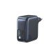 Sieninis įkroviklis EnerCore CJ11 100W USB-A + USB-C su ištraukiamu USB-C kabeliu 0.8m, juodas