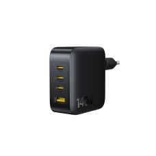 EnerFill FH11 140W Wall Charger USB-A + 3xUSB-C QC PD3.1 - Black