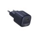 Sieninis įkroviklis EnerFill FN22 45W USB-C QC PD, juodas