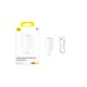 Wall charger GaN6 Pro 100W 2xUSB-A + 2xUSB-C QC PD with USB-C cable 1m, white