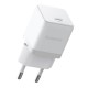 Sieninis įkroviklis Palm 20W USB-C QC3.0 PD3.0 su USB-C kabeliu 1m, baltas