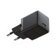 Sieninis įkroviklis Palm 20W USB-C QC3.0 PD3.0 su USB-C kabeliu 1m, juodas