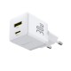 Wall charger Palm 30W USB + USB-C QC3.0 PD3.0, white