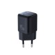 Sieninis įkroviklis PicoGo GaN 45W USB-C QC PD, juodas