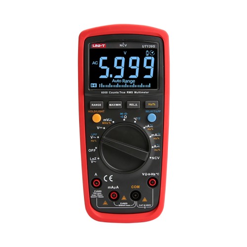 Digital multimeter with analog scale, TRMS, 600V DC/AC, 10A DC/AC, 60MOm, 100mF, 10mHz, --40-1000C, UNIT Digital multimeter with analog scale, TRMS, 600V DC/AC, 10A DC/AC, 60MOm, 100mF, 10mHz, --40-1000C, UNIT