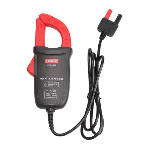 Srovės matavimo replės/jutiklis, tinka UT196, UT139C, UT117C, UT191T, 400A AC , 50 Hz -400 Hz; CAT III 300V/CAT II 600V, UNI-T Srovės matavimo replės/jutiklis, tinka UT196, UT139C, UT117C, UT191T, 400A AC , 50 Hz -400 Hz; CAT III 300V/CAT II 600V, UNI-T