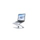 Desktop stand for laptop (up to 17.3", adjustable height), silver color Desktop stand for laptop (up to 17.3", adjustable height), silver color