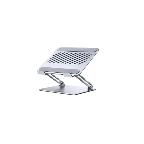 Desktop stand for laptop (up to 17.3", adjustable height), silver color Desktop stand for laptop (up to 17.3", adjustable height), silver color