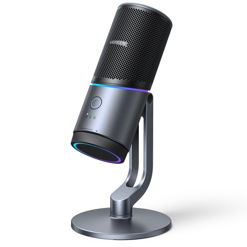 Desktop USB-C microphone 24bit/96kHz with RGB lighting Desktop USB-C microphone 24bit/96kHz with RGB lighting