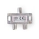 SAT/UHF/VHF Combiner 2 to 1, F-Connector