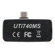 Termokamera, 400x300, -20~550C, 29°(H) × 21.5°(V), 25Hz, 9.5 mm linzė, EST, USB C, Android/iOS, UNI-T Termokamera, 400x300, -20~550C, 29°(H) × 21.5°(V), 25Hz, 9.5 mm linzė, EST, USB C, Android/iOS, UNI-T
