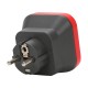 Mains socket tester; 3 LED;50÷60Hz;230VAC;EU plug