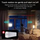 Smart curtain track set with electric motor, up to 6.2m with remote, ZigBee TUYA
