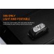 Žibintuvėlis ant galvos, įkraunamas micro USB, 2W, 110lm, 500mAh