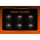 Flashlight L3, 2700lm, with focus, with recargable batteries 2x 26650 an charger