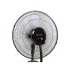 16" 90W floor fan, air conditioner with misting function, BLACK