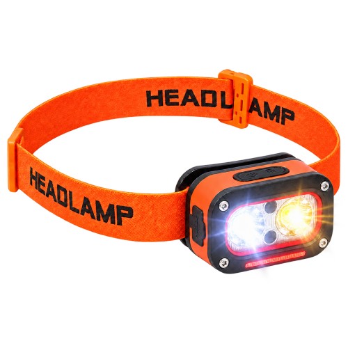 360 lm įkraunamas LED priekinis žibintas su jutikliu 360 lm įkraunamas LED priekinis žibintas su jutikliu