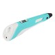 3D pen 3D printer blue + 10m filament mix