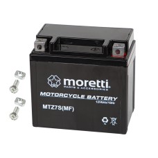 Motociklo akumuliatorius 12V 6Ah MTZ7S MORETTI