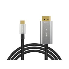 DISPLAY PORT connector – USB-C 2m braided cable