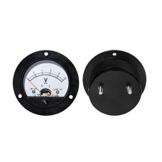 Analog meter round voltmeter 10V