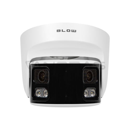 BLOW 8MP IP kamera BL-I8SS40TWM 4 mm baltas kupolinis panoraminis dvigubas objektyvas  BLOW 8MP IP kamera BL-I8SS40TWM 4 mm baltas kupolinis panoraminis dvigubas objektyvas