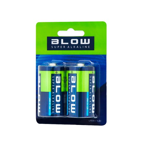 BLOW SUPER ALKALINE R20/D battery 2 pcs. BLOW SUPER ALKALINE R20/D battery 2 pcs.