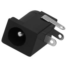 DC socket 2.1x5.5 plastic for installation - 50pcs