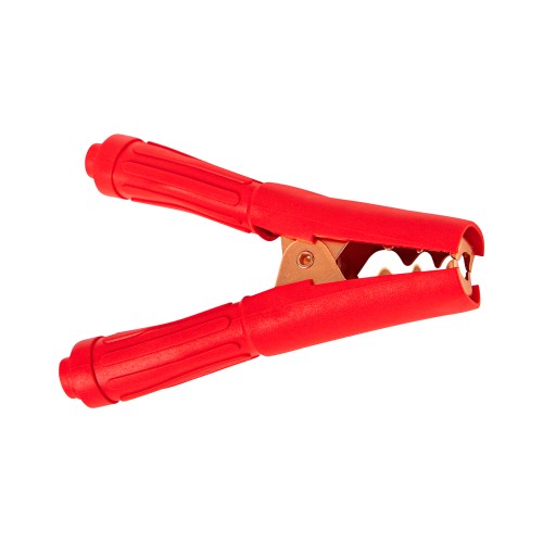 Didelis 400A krokodilo tipo spaustukas su raudona izoliacija Didelis 400A krokodilo tipo spaustukas su raudona izoliacija