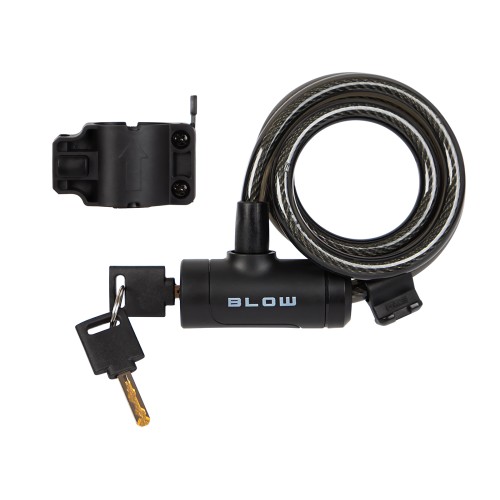 Bicycle lock, 1m cable + 2 keys, BLOW Bicycle lock, 1m cable + 2 keys, BLOW