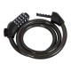 Bicycle lock, 1m cable, code BLOW Bicycle lock, 1m cable, code BLOW